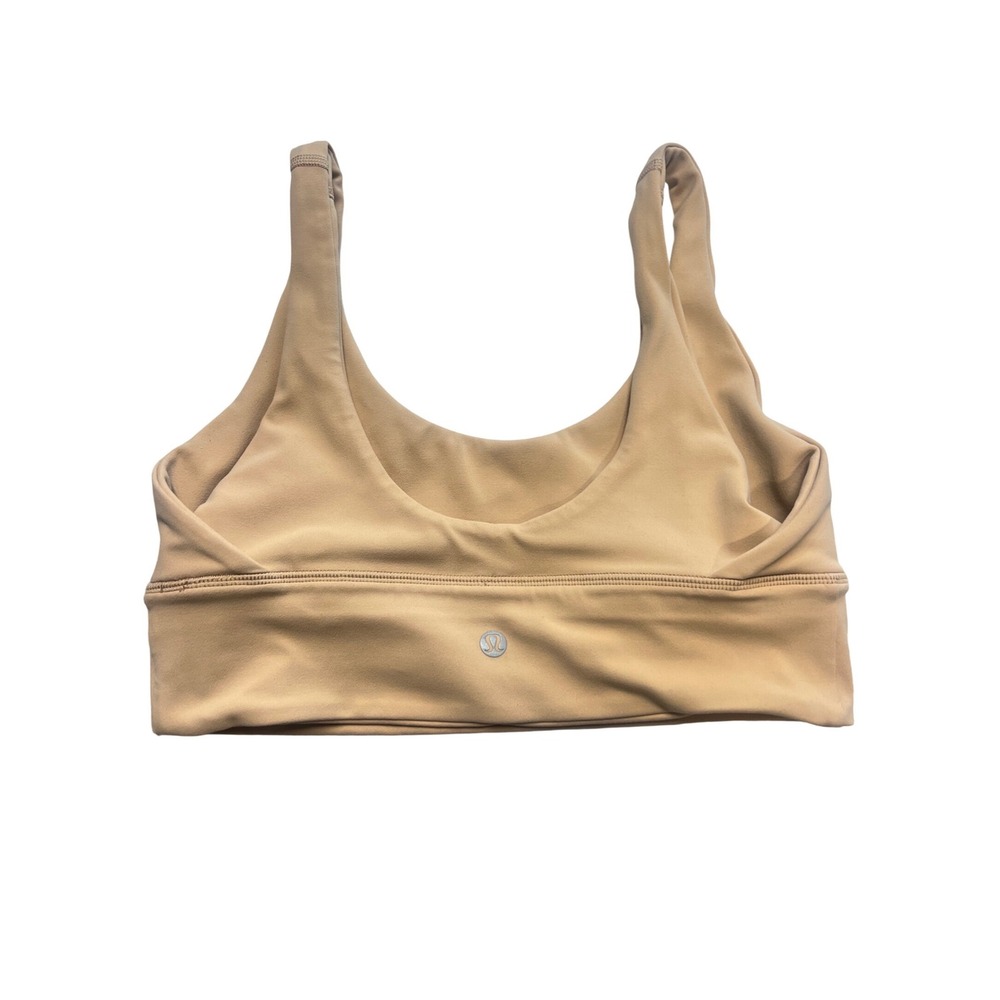 Lululemon Align Bra Light Support Tan V-Neck Sports Bra Size 8
Back photo first